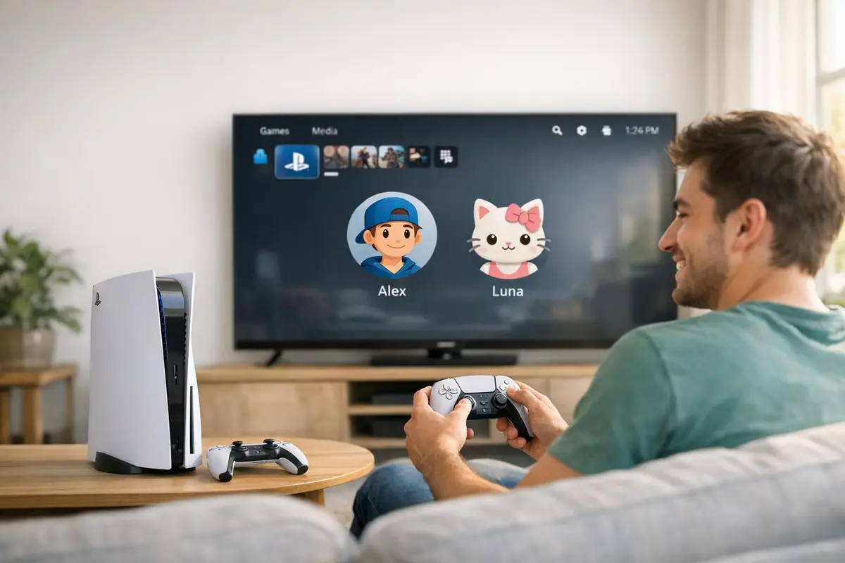 ps5 compte principal et secondaire