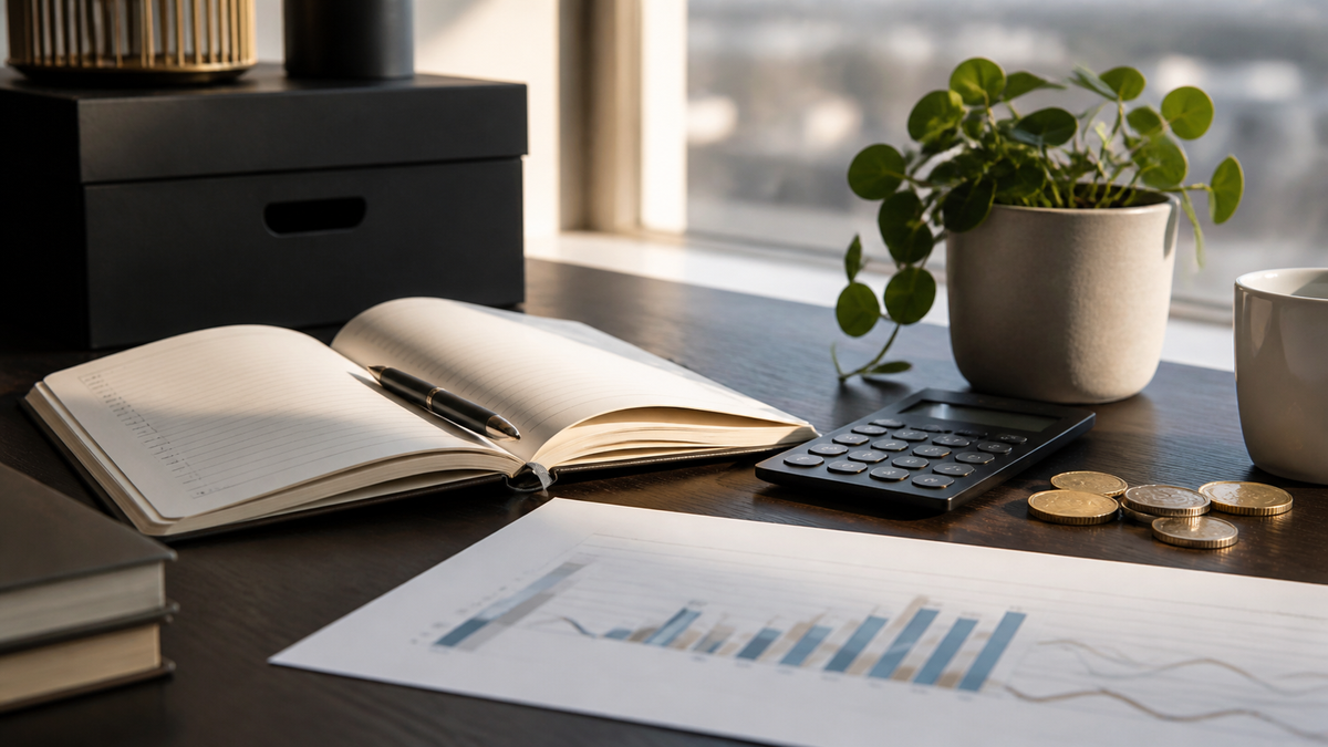 Carnet de budget et calculatrice pour comparer un plan épargne retraite